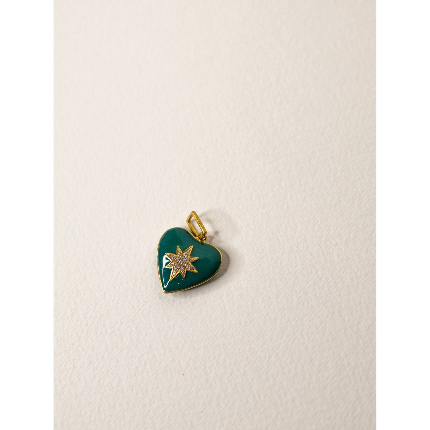 XOXO Enamel Heart with Star