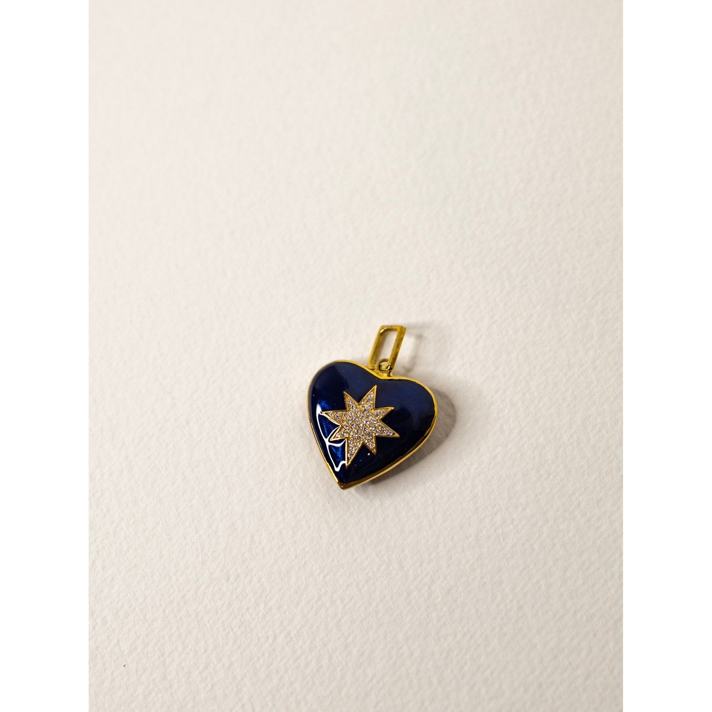 XOXO Enamel Heart with Star